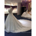 Princess off The Shoulder Complex Hand Beading Wedding Dress